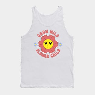 Grow Wild Flower Child Plant Lovers Tank Top